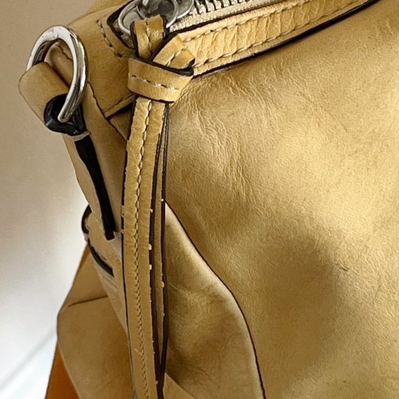 Vintage Coach Satchel Bag Naked Natural Leather - Picture 9 of 14